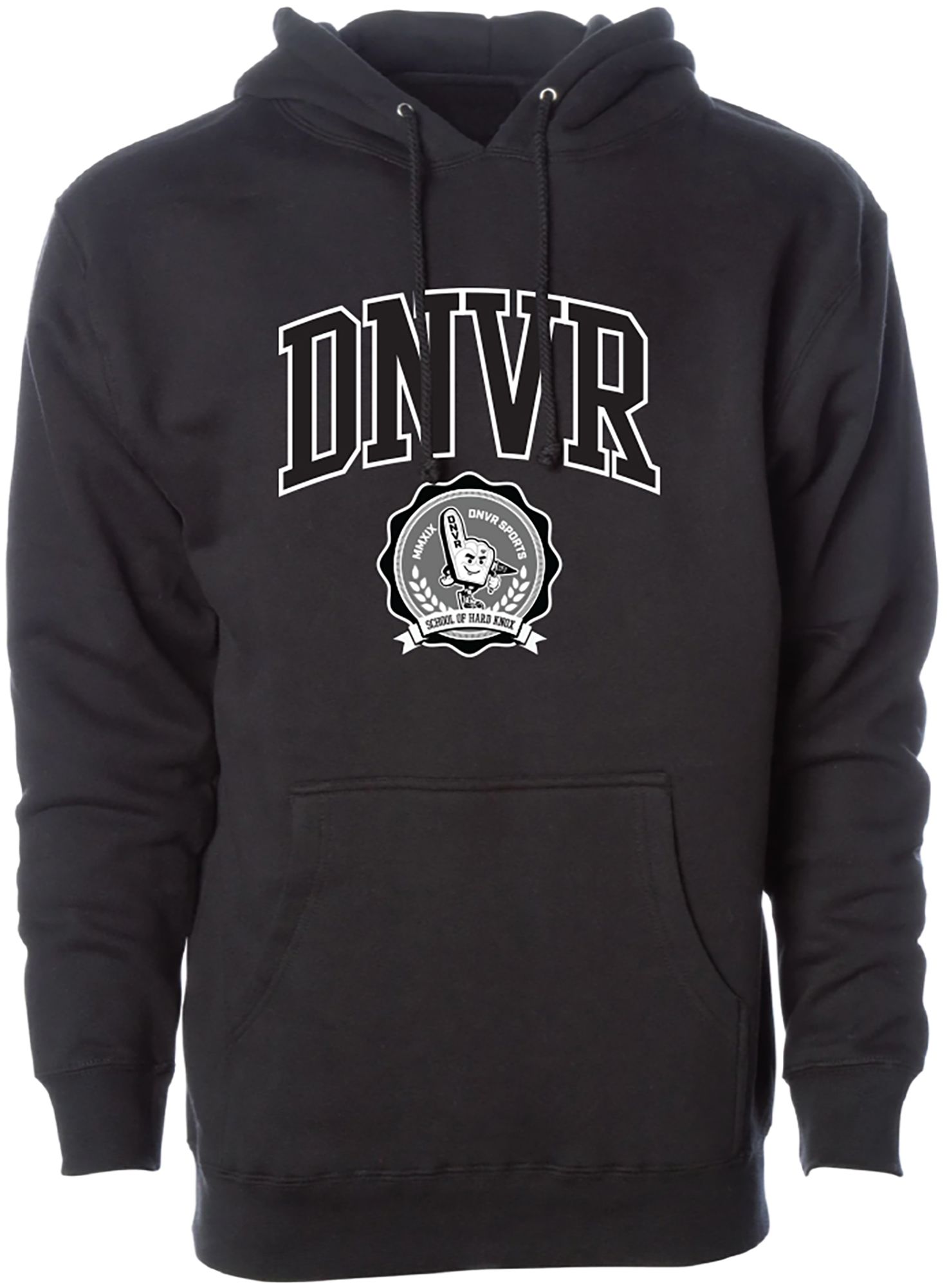 ALLCITY Adult Denver Collegiate Black Pullover Hoodie product image