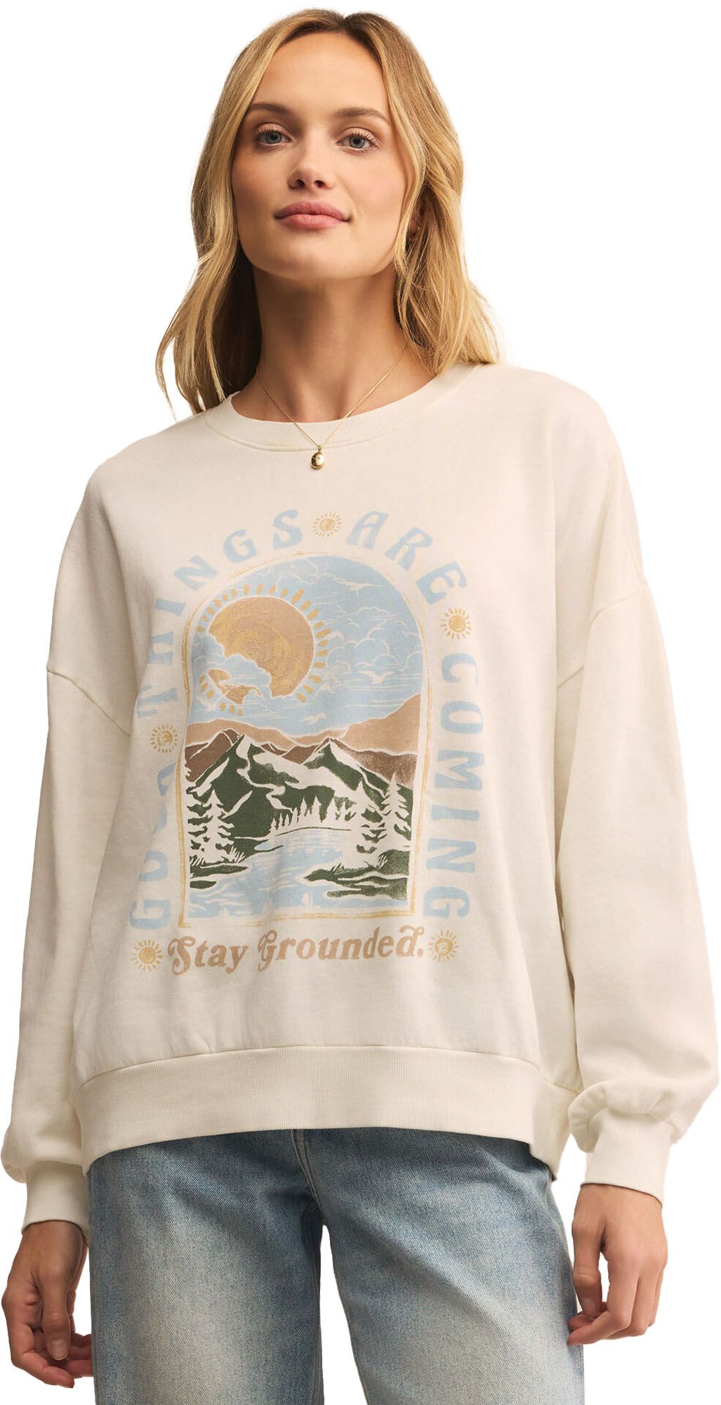 Z Supply Women's Grounded Sunday Sweatshirt product image