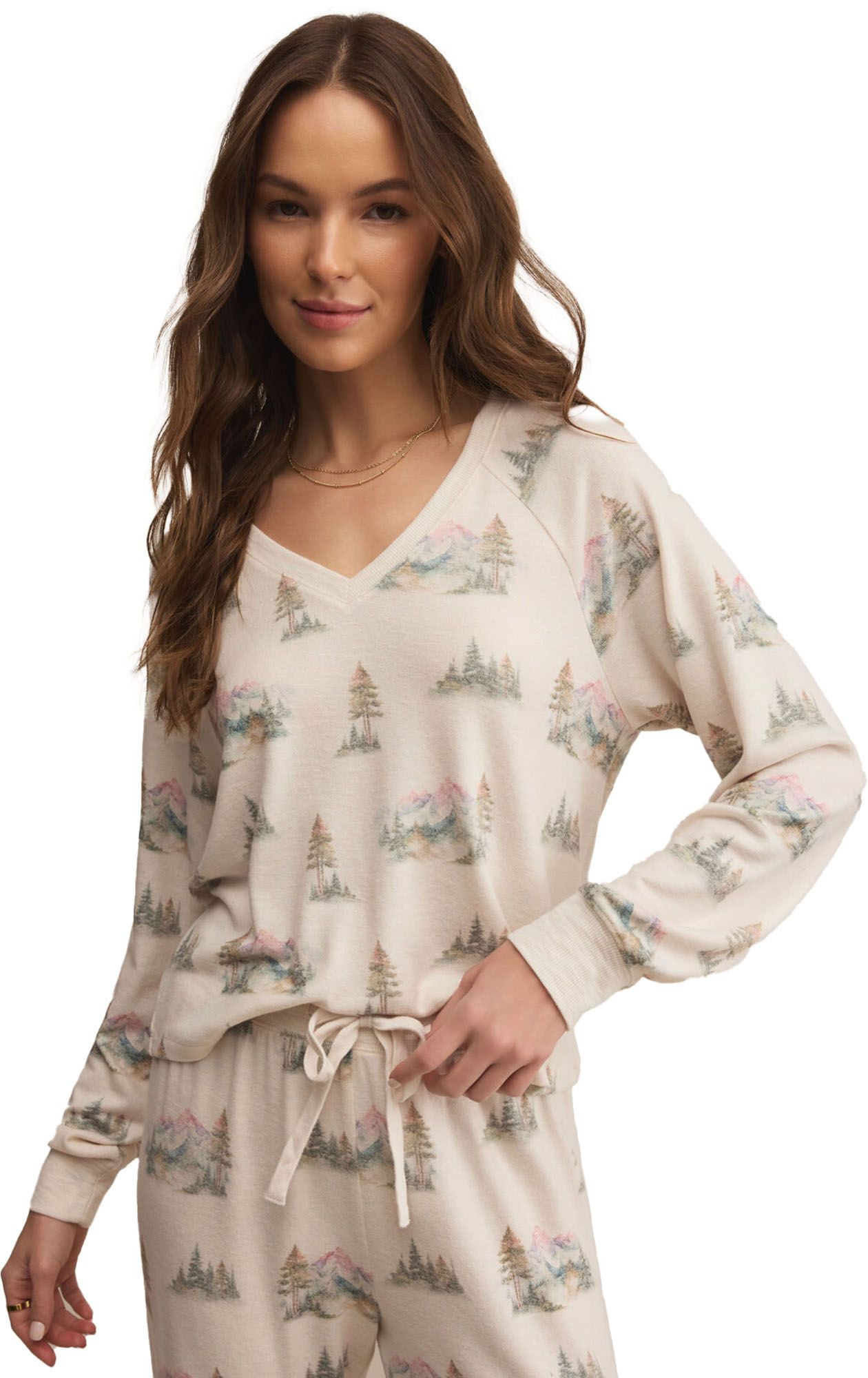 Z Supply Women's Maggie Camp Long Sleeve Shirt product image