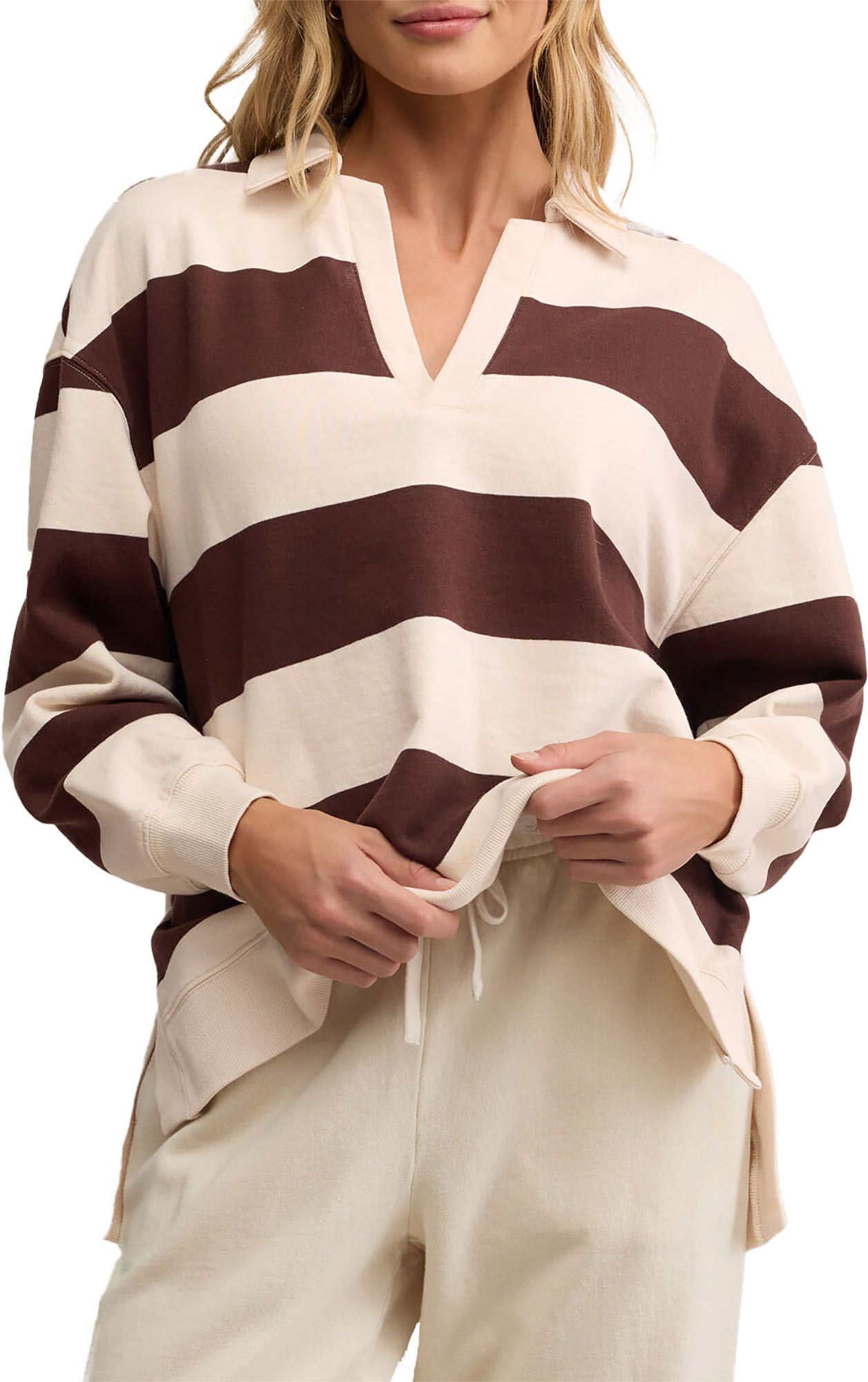 Z Supply Women's Rugby Henley Shirt product image