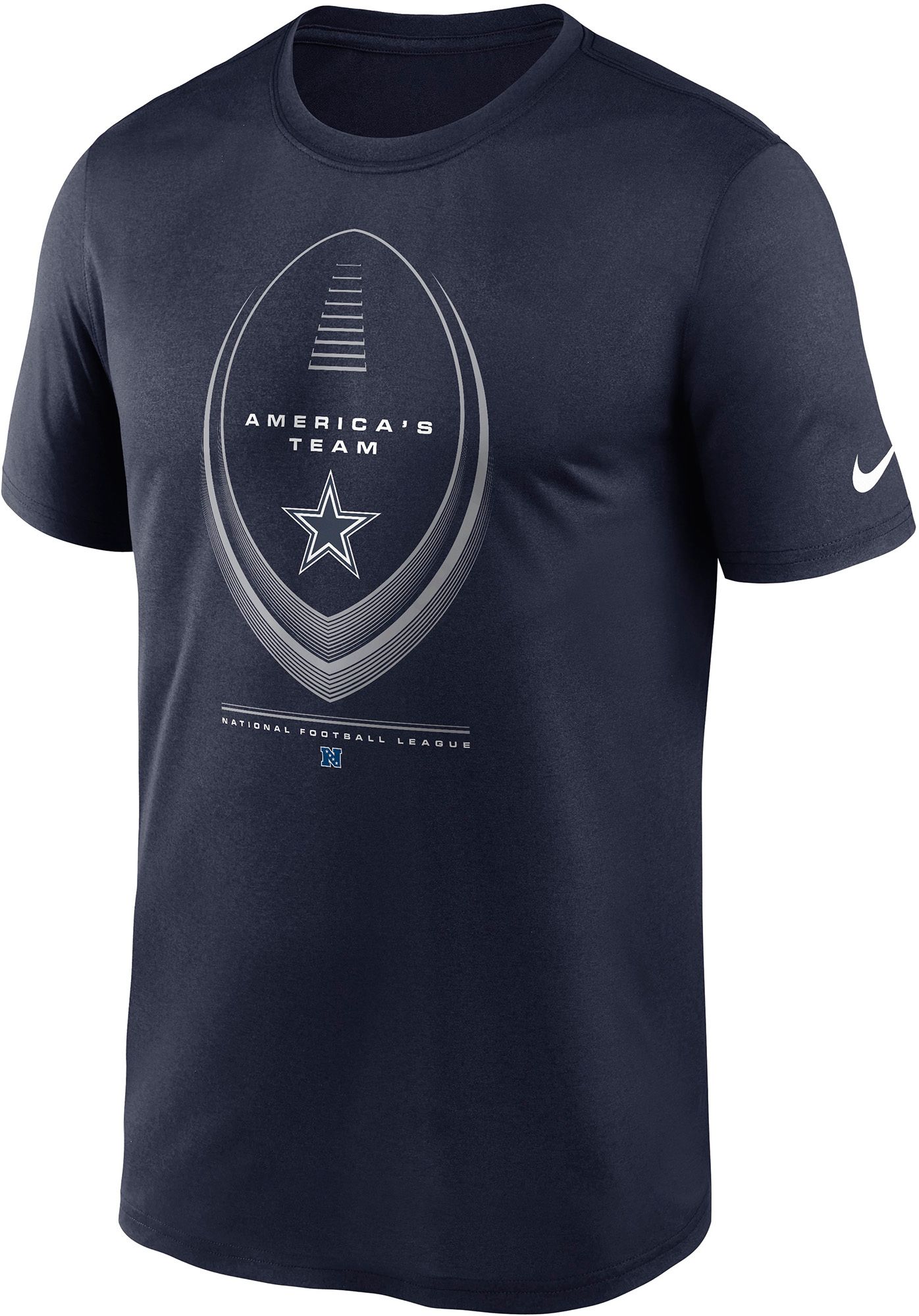 Nike Men's Navy Dallas Cowboys Icon Legend Navy T-Shirt | Dick's
