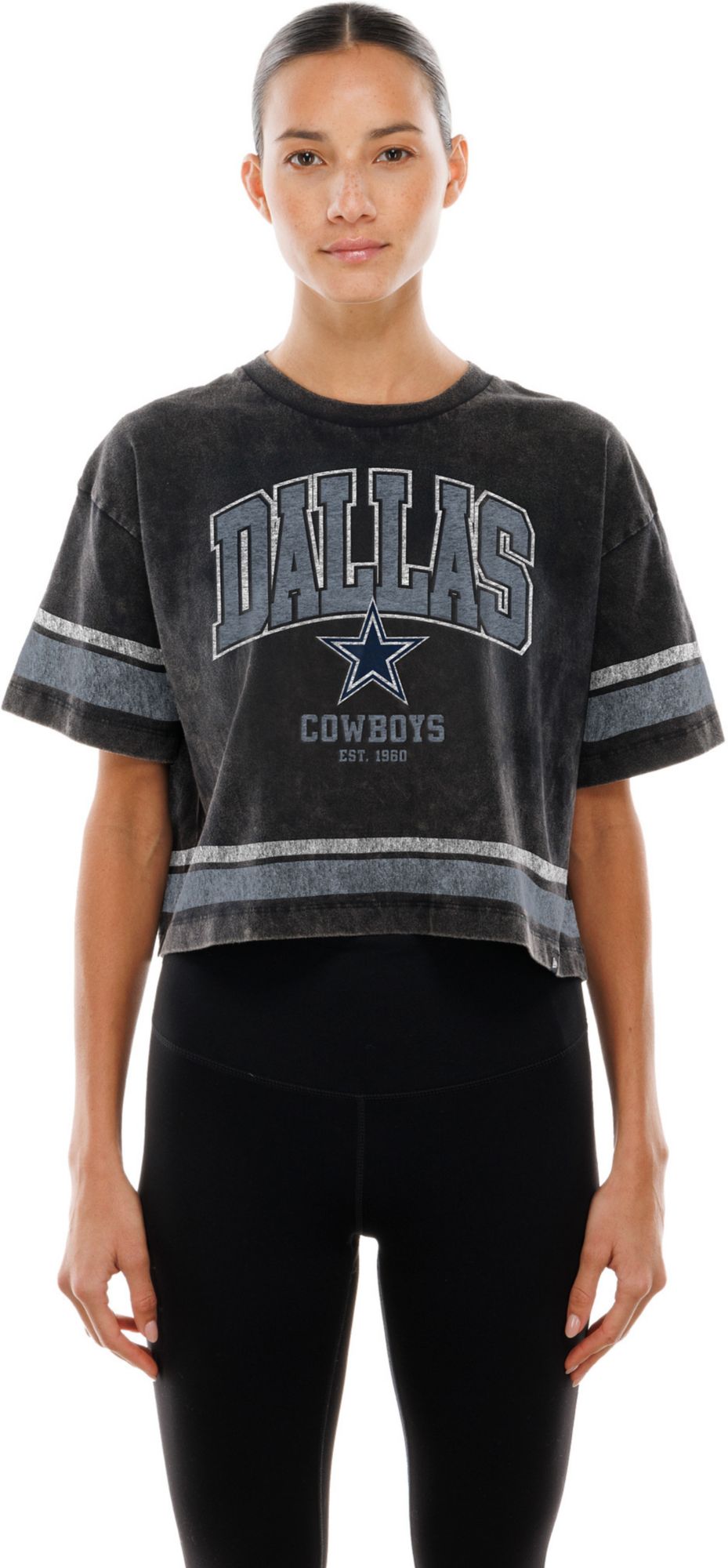 New Era Women's Dallas Cowboys Black Sport Boxy T-Shirt product image