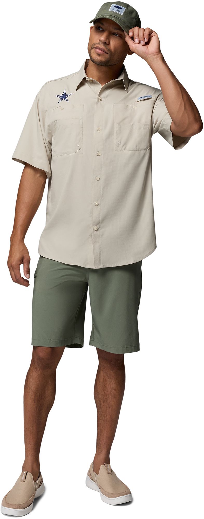 Columbia Men's Dallas Cowboys Tan Tamiami T-Shirt product image