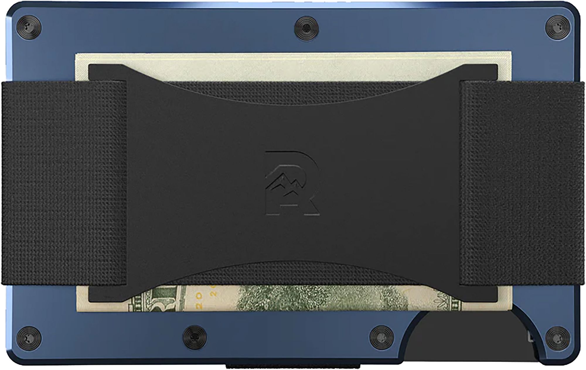 The Ridge Aluminum Navy Cash Strap Wallet product image