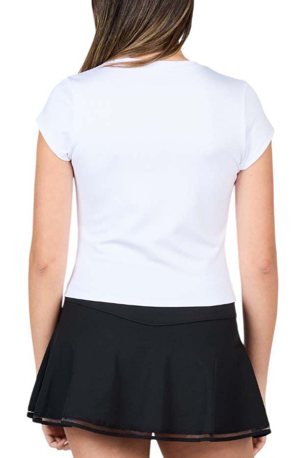 Sofibella Women's Staples 20" Cap Sleeve Tennis Shirt product image
