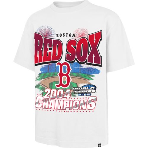 Nike Men's Boston Red Sox Navy Arch Logo Cooperstown T-Shirt