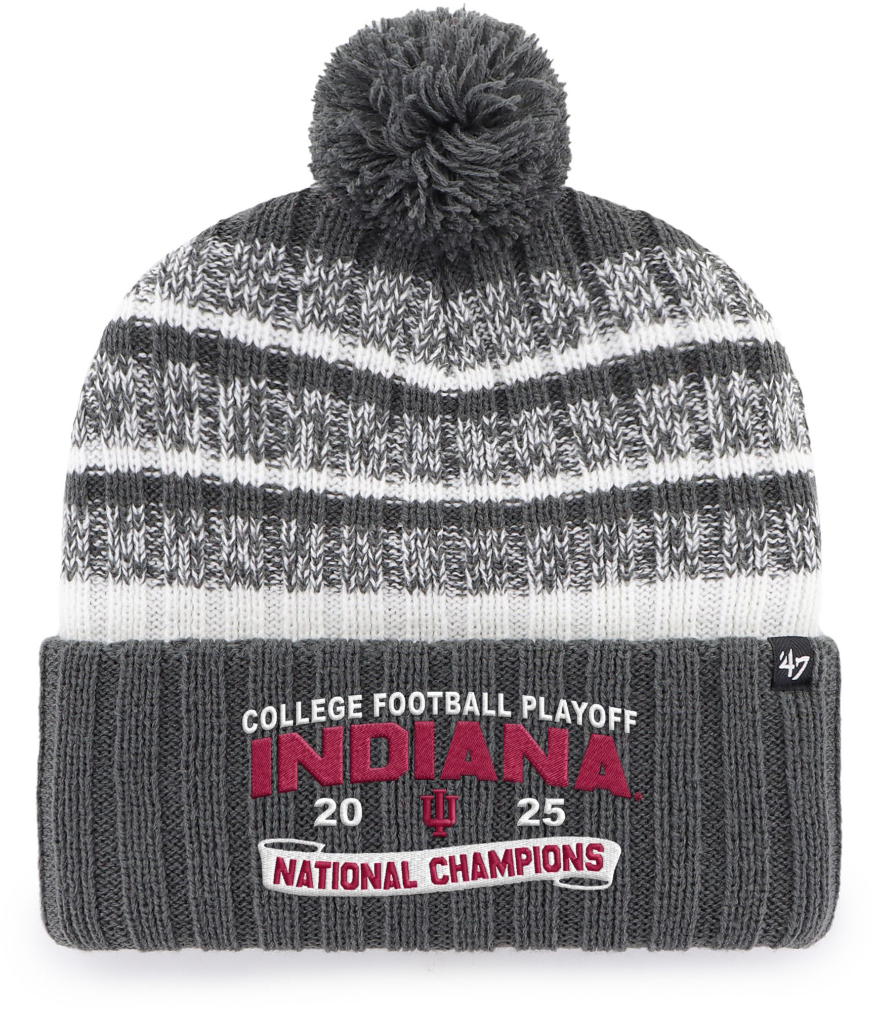 '47 Adult Indiana Hoosiers 2025-26 CFP National Champions Knit Beanie product image
