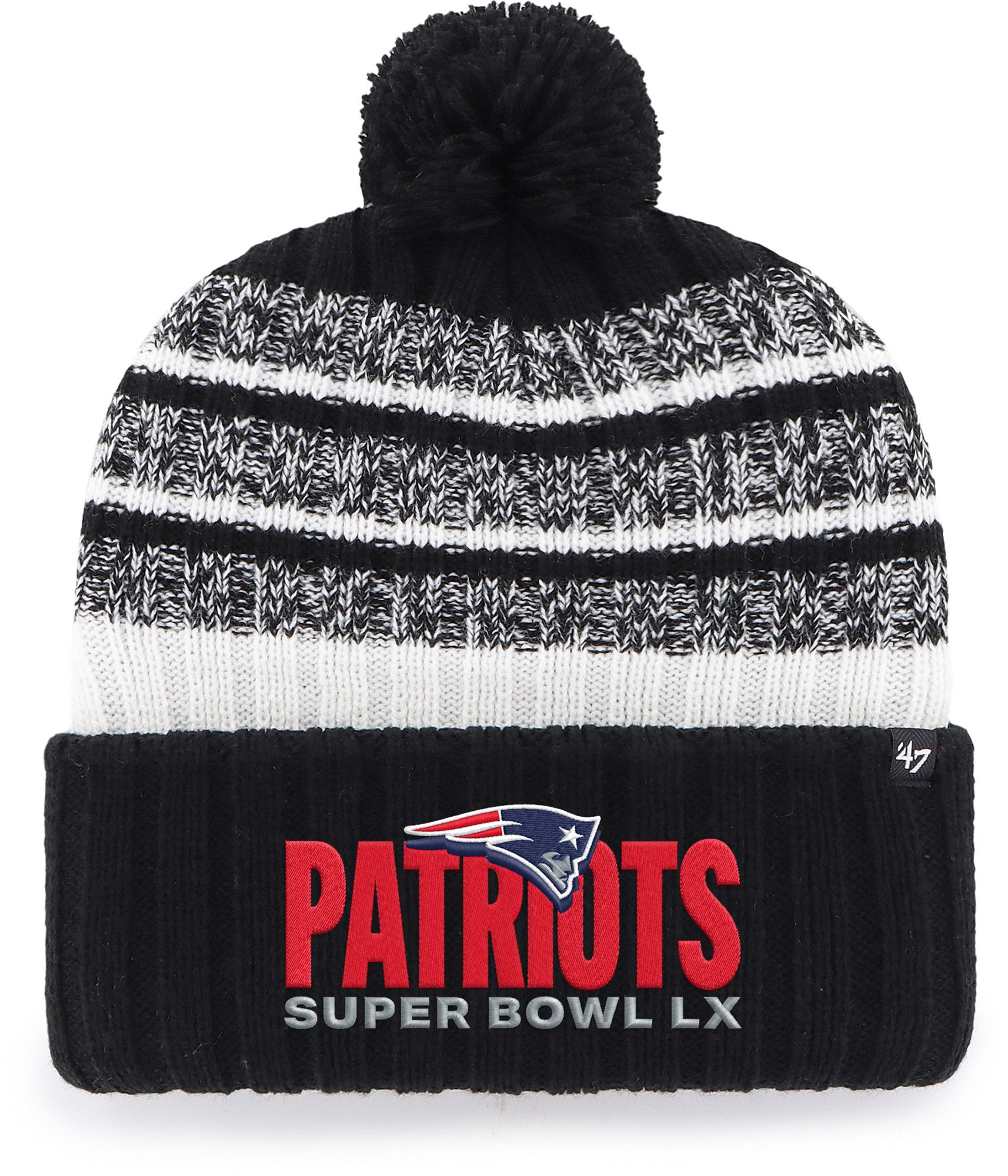 '47 Adult 2025-26 Super Bowl LX Bound New England Patriots Tavern Knit Beanie product image