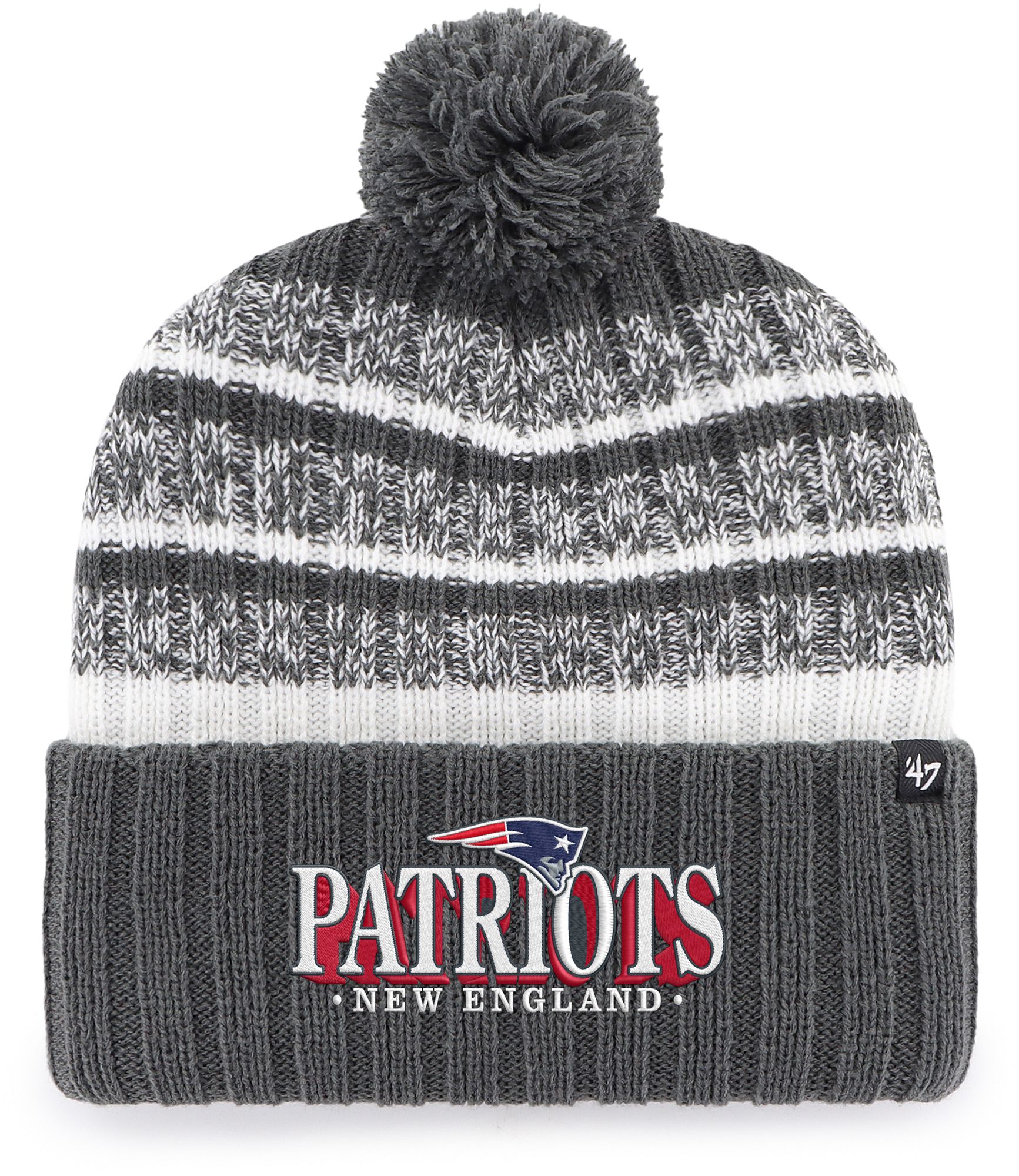 '47 Men's New England Patriots Charcoal Tavern Knit Beanie product image