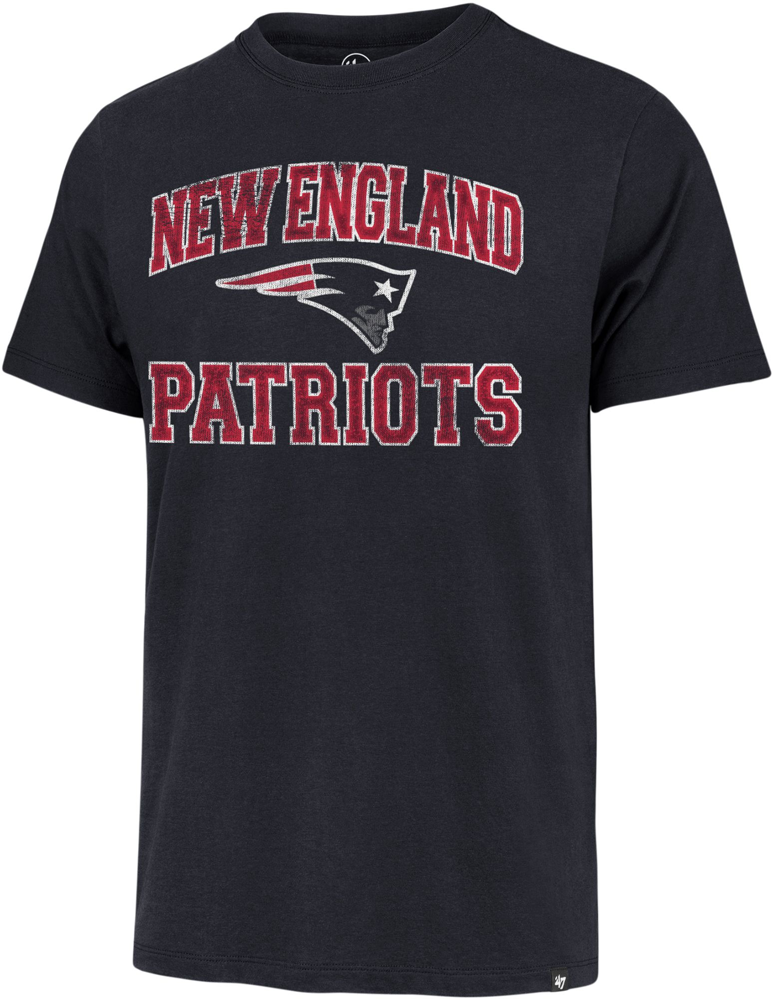 '47 Men's New England Patriots Navy Union Arch T-Shirt product image