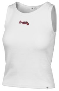 47 Women's Atlanta Braves White Wordmark Tank Top | Dick's