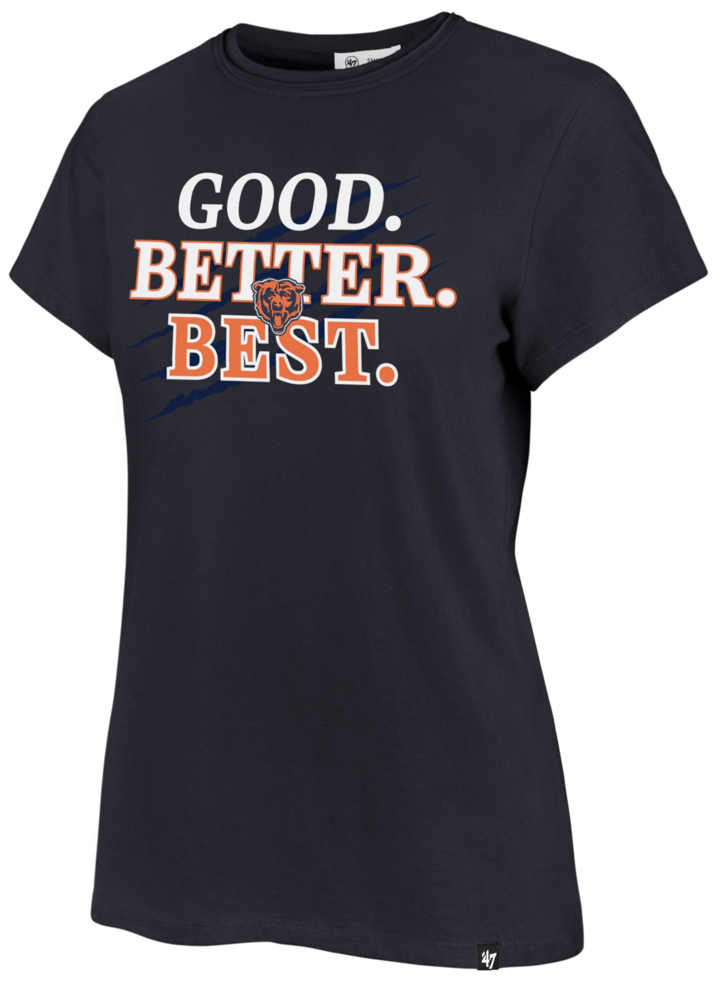 '47 Women's Chicago Bears Navy Frankie T-Shirt product image