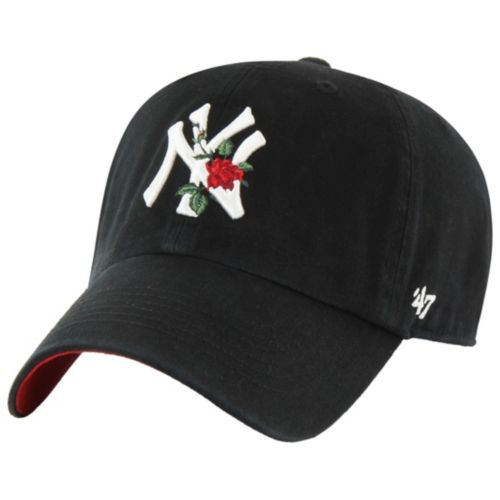 47 Adult New York Yankees Navy Thorn Clean Up Adjustable Hat