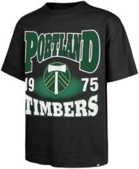 シャツ Champion PORTLAND TIMBERS 47 Adult Portland Timbers 2026 Black Rockem Foundation T-Shirt