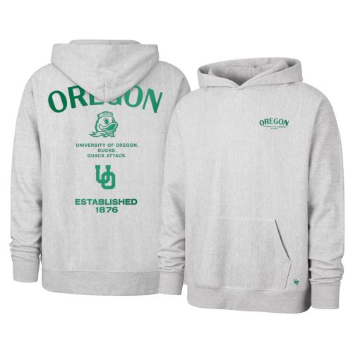 Champion Men's Oregon Ducks White Reverse Weave Crewneck