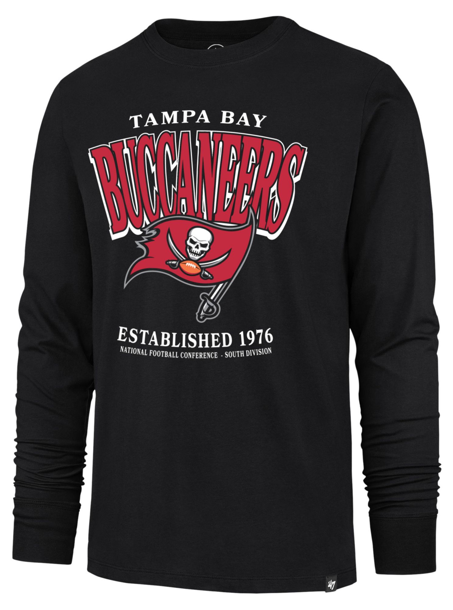 Tampa Bay Buccaneers シャツ XL 47 Men's Tampa Bay Buccaneers Black Checkdown Long Sleeve Shirt