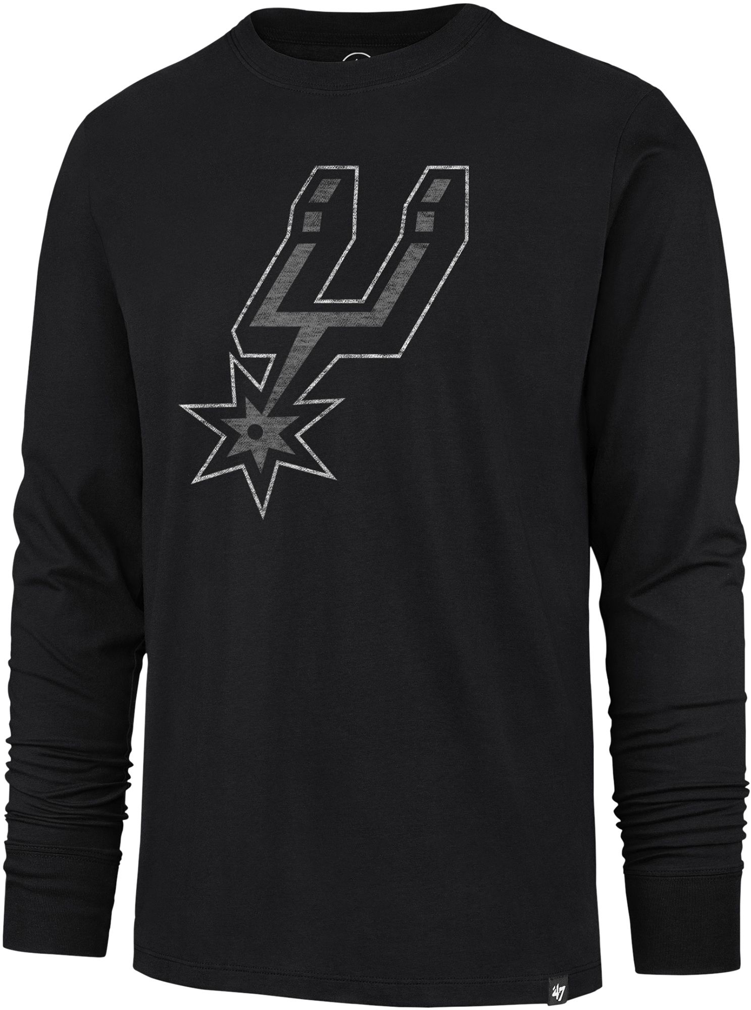 '47 Men's San Antonio Spurs Flint Black Premier Long Sleeve Shirt product image
