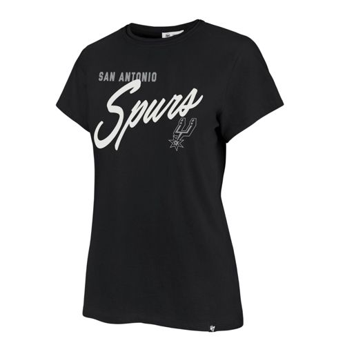 47 Women's San Antonio Spurs Black Spirited Reed City T-Shirt