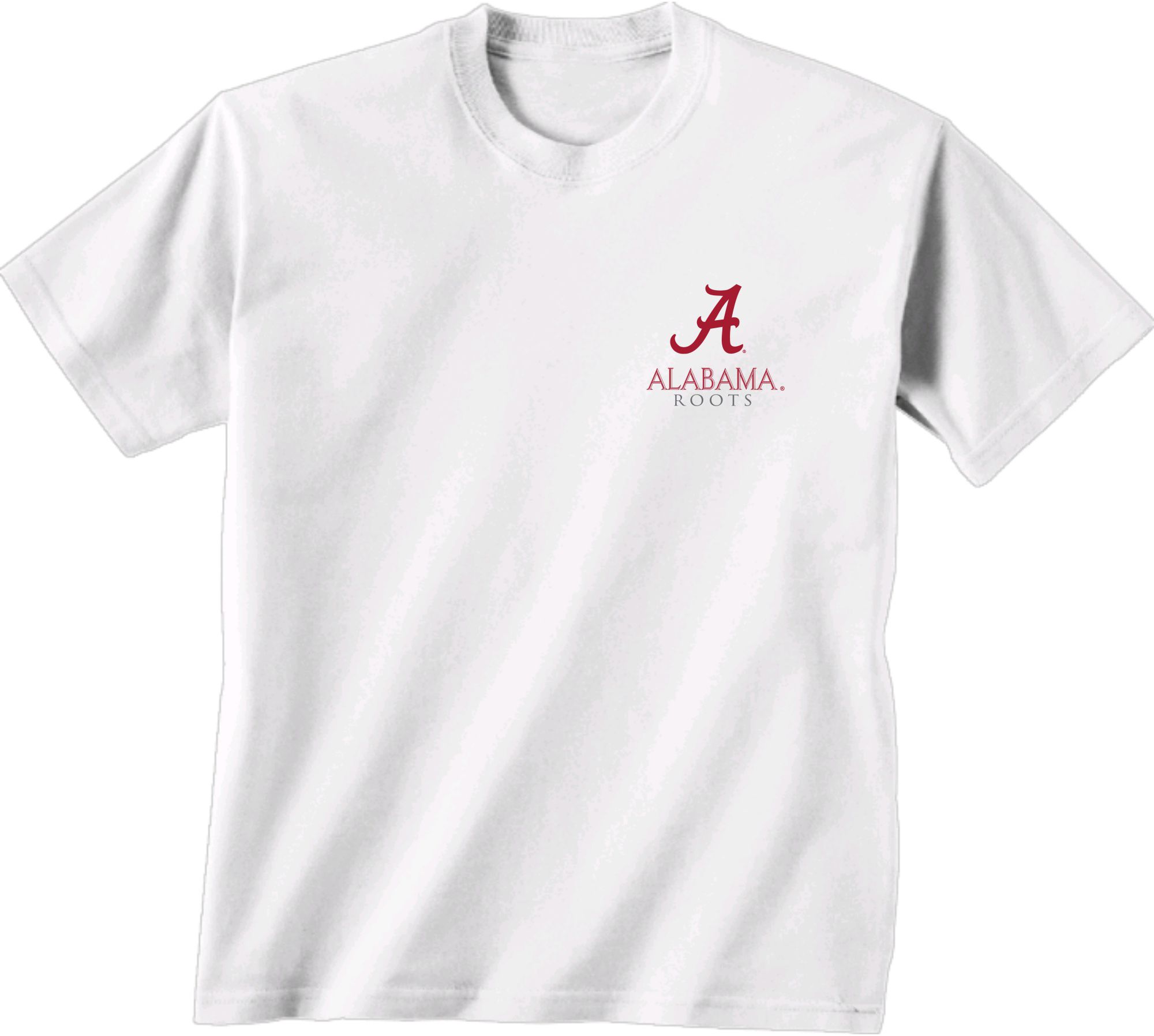 New World Graphics Men's Alabama Crimson Tide Rooted White T-Shirt product image