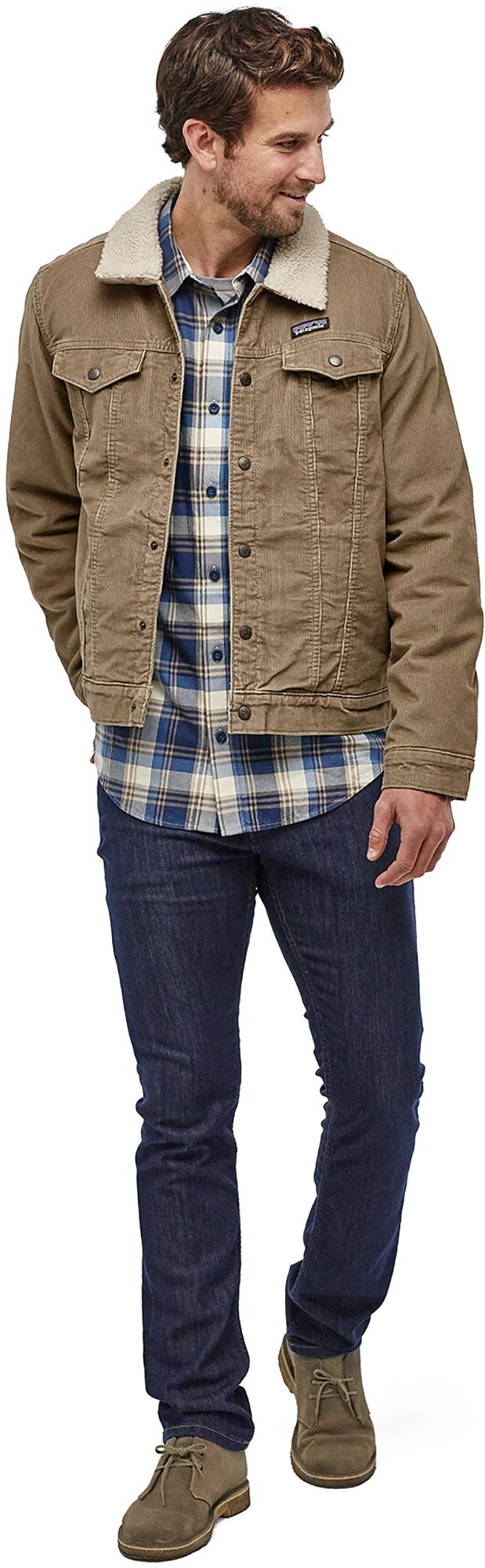 pile lined trucker jacket