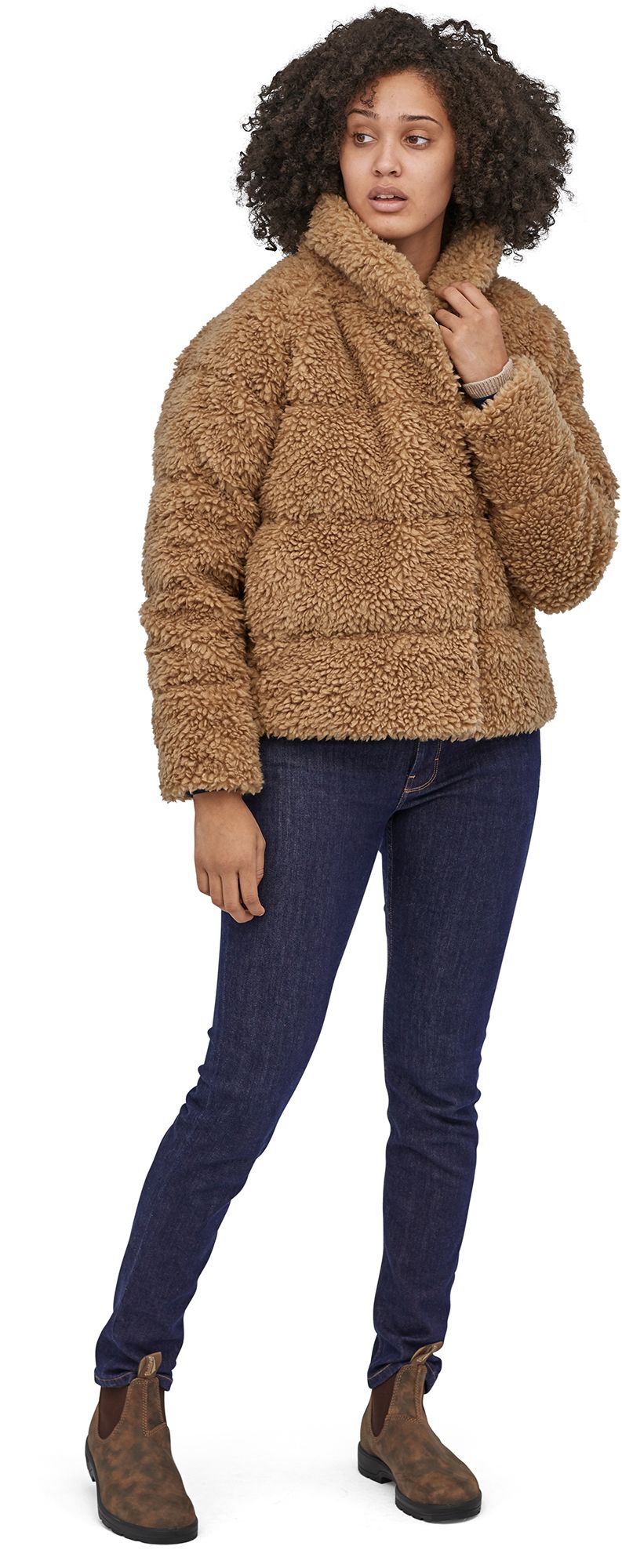 patagonia fleece down jacket