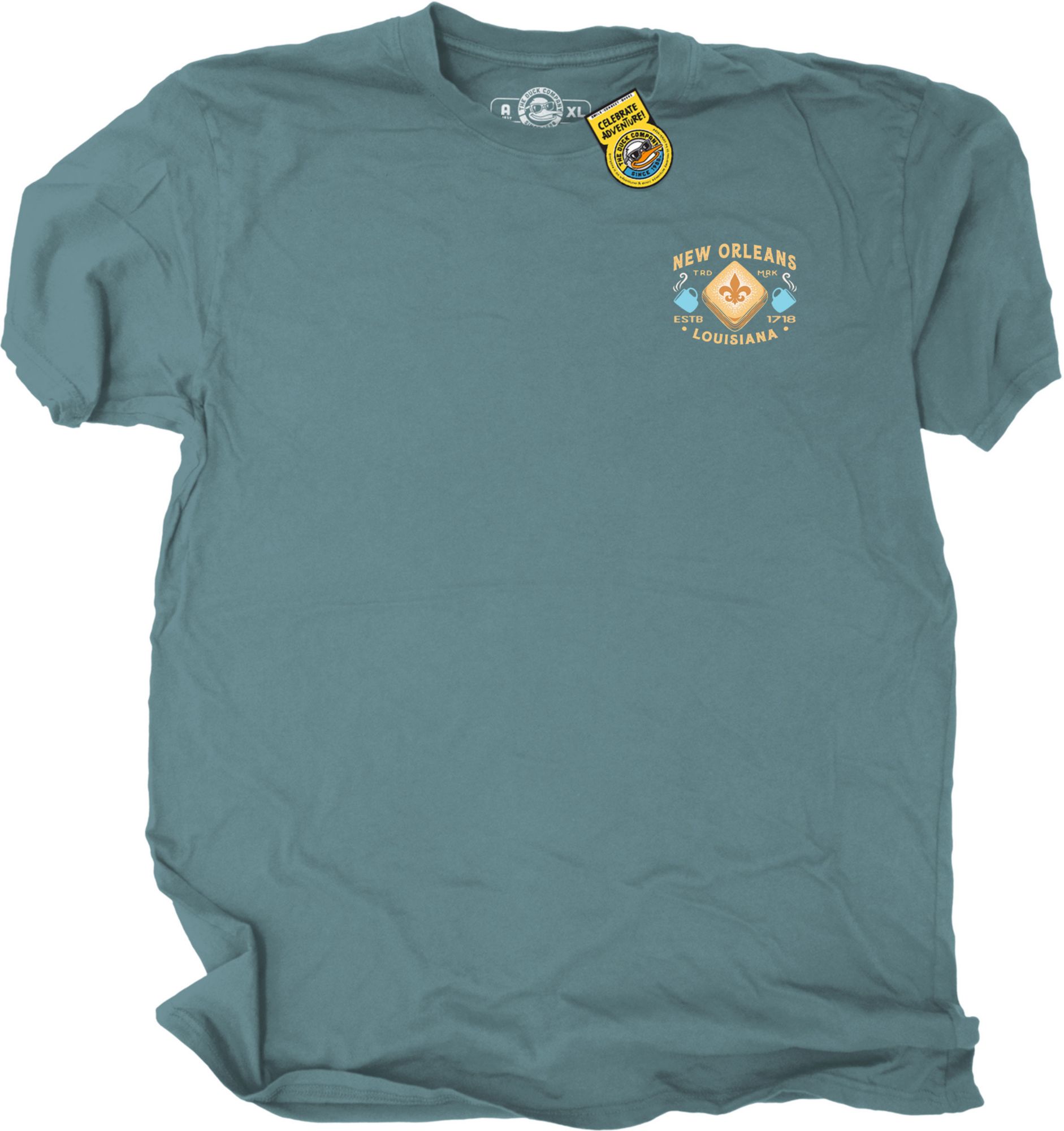 The Duck Company Adult Louisiana Teal Beignets T-Shirt product image