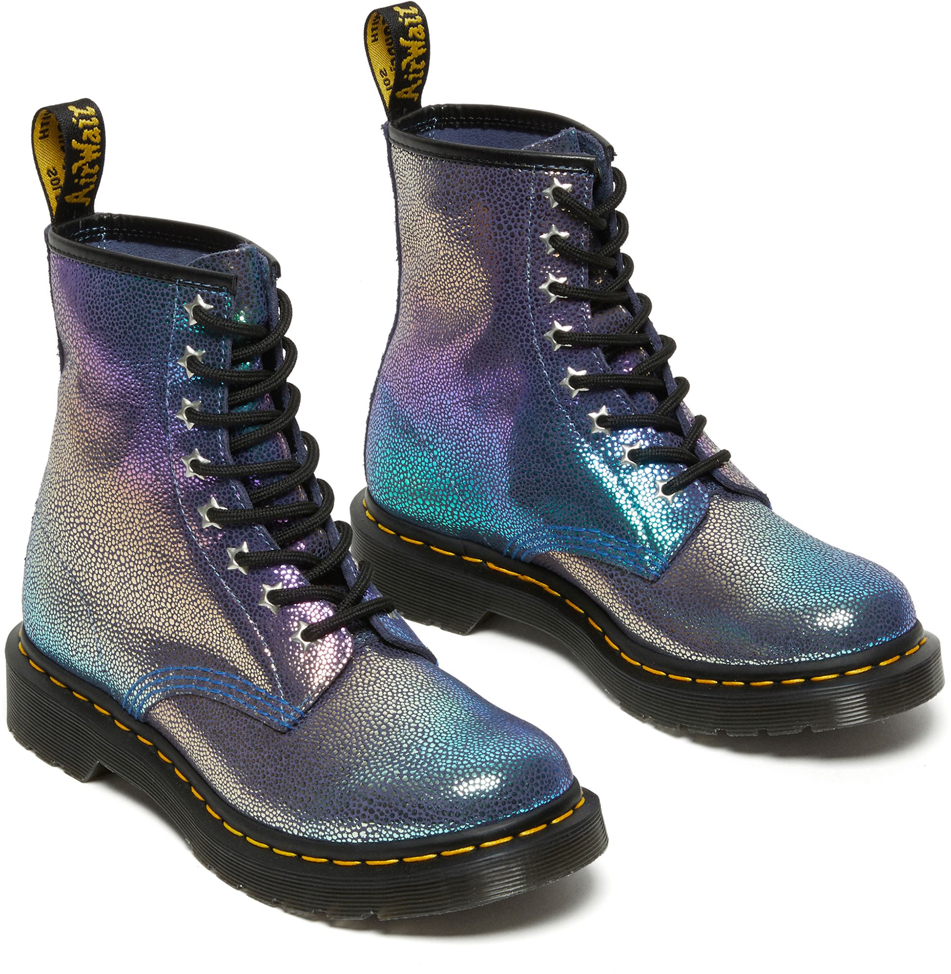 Dr. Martens Women's 1460 Sand Rainbow Ray Boots