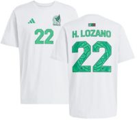 adidas Adult Hirving Lozano #22 Mexico White Home T-Shirt | Dick's