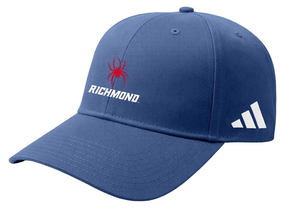 adidas Adult Richmond Spiders Navy Washed Slouch Adjustable Hat