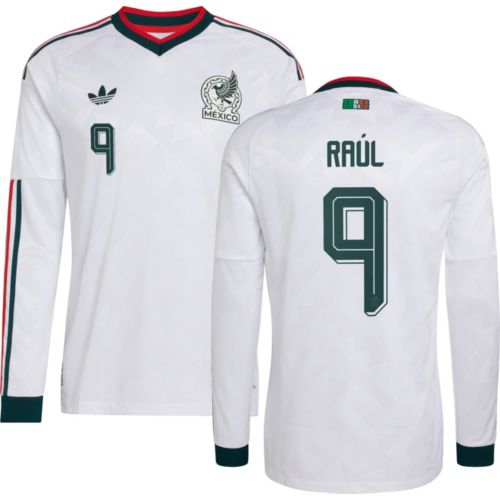 adidas Adult Santiago Gimenez #11 Mexico 2026 White Away Replica