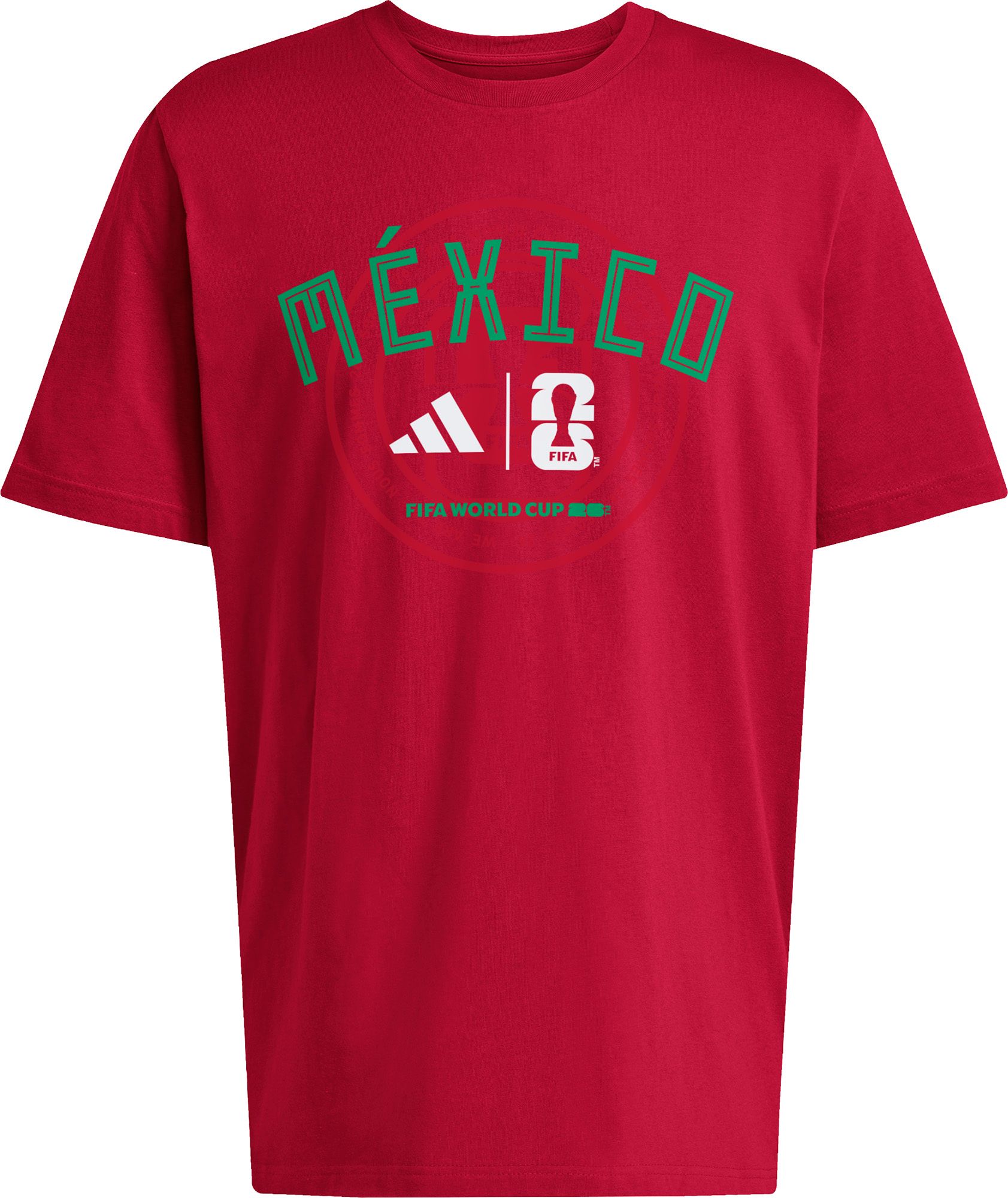 adidas Adult Mexico Red 2026 Qualifier T-Shirt | Dick's Sporting Goods
