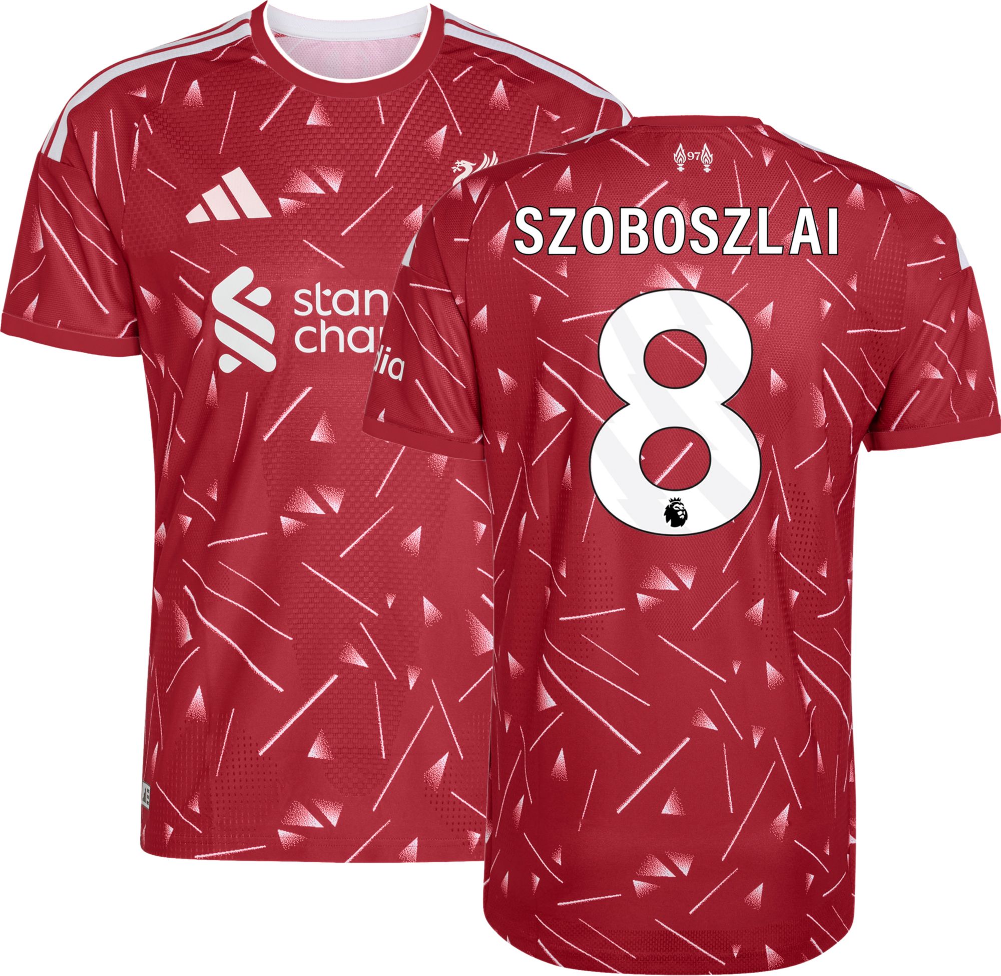 adidas Adult Liverpool Dominik Szoboszlai 2025 Home Authentic