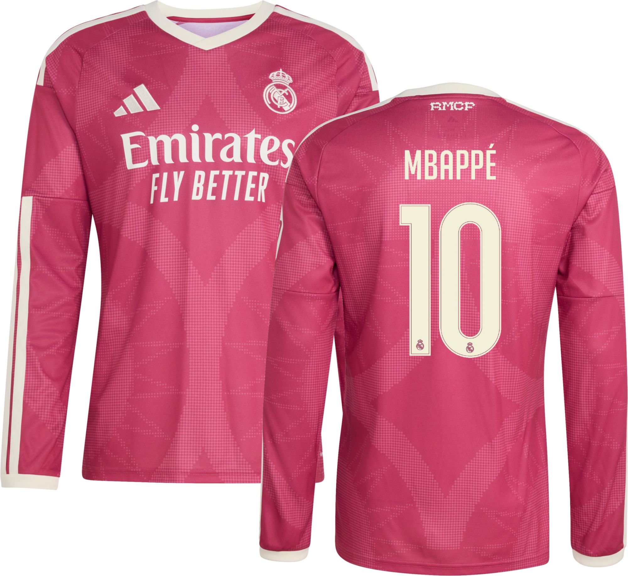 adidas Adult Real Madrid Kylian Mbappe 2026 Third Long Sleeve
