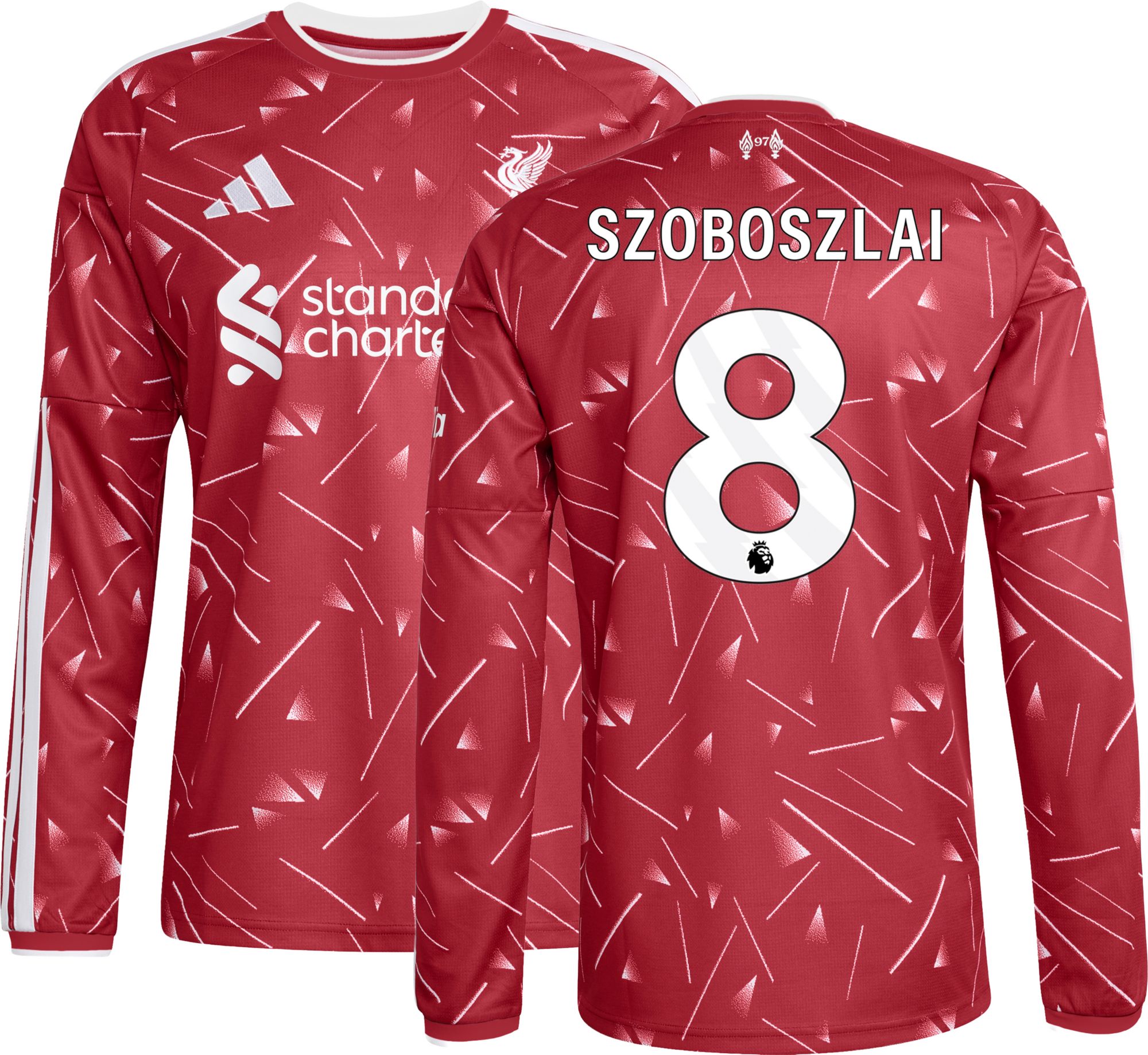 リヴァプール　アディダス　ドミニク・ソボスライ　　XL adidas Adult Liverpool Dominik Szoboszlai 2026 Home Long Sleeve