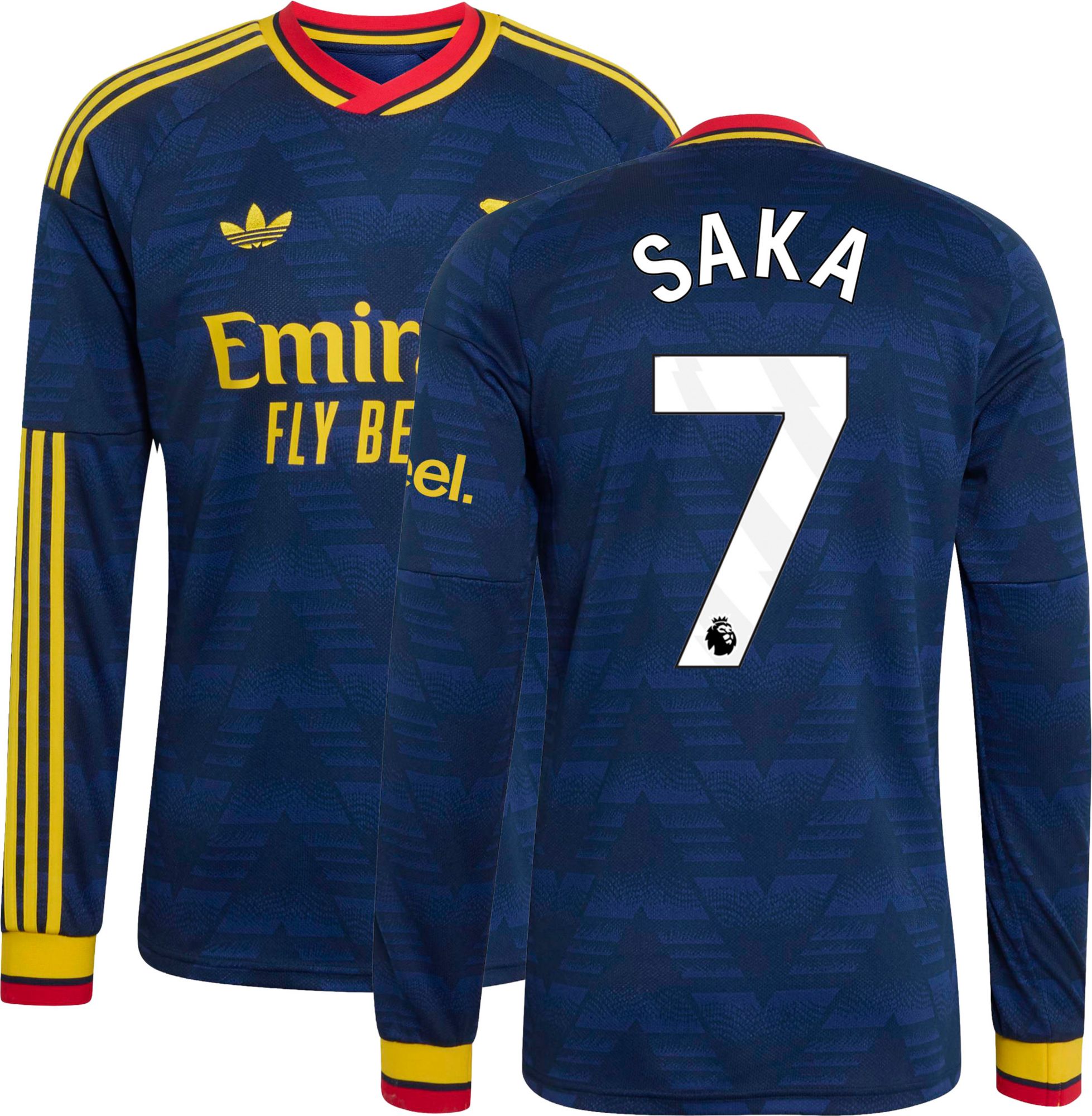 adidas Adult Arsenal Bukayo Saka 2026 Away Long Sleeve Replica