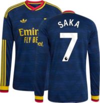 adidas Adult Arsenal Bukayo Saka 2026 Away Long Sleeve Replica
