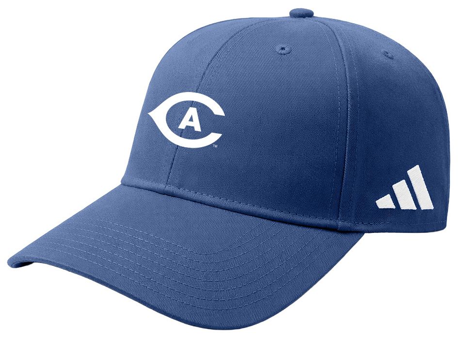 adidas Adult UC Davis Aggies Navy Washed Slouch Adjustable Hat