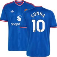 adidas Adult Manchester United Matheus Cunha 2026 Away Replica