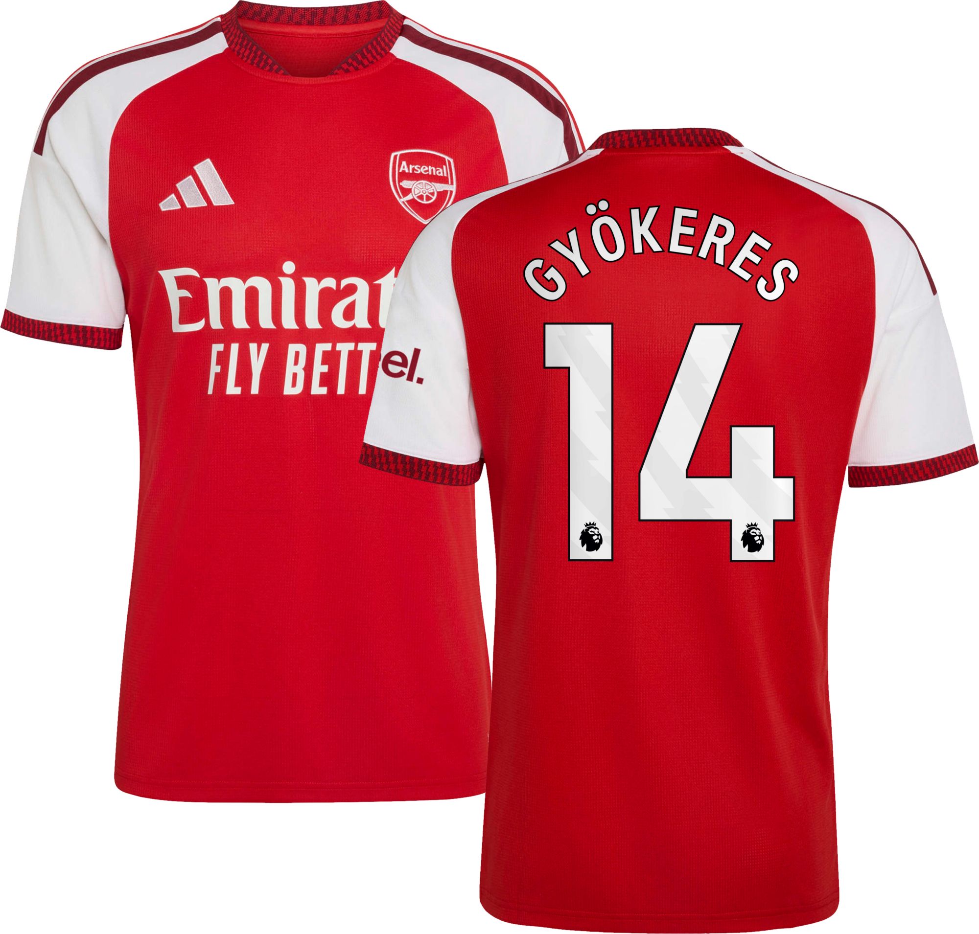 正規品　　Arsenal 24/25 Gyökeres 14 ユニフォーム adidas Adult Arsenal Viktor Gyokeres #14 2026 Home Replica Jersey
