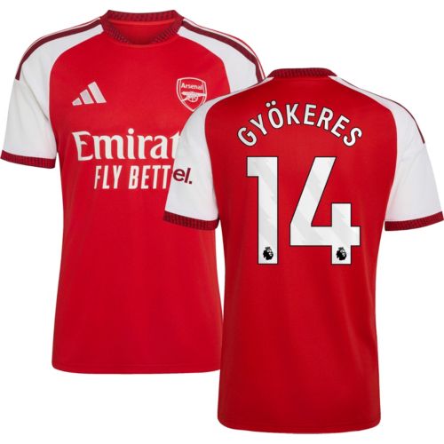 adidas Youth Arsenal Viktor Gyokeres #14 2026 Home Replica Jersey
