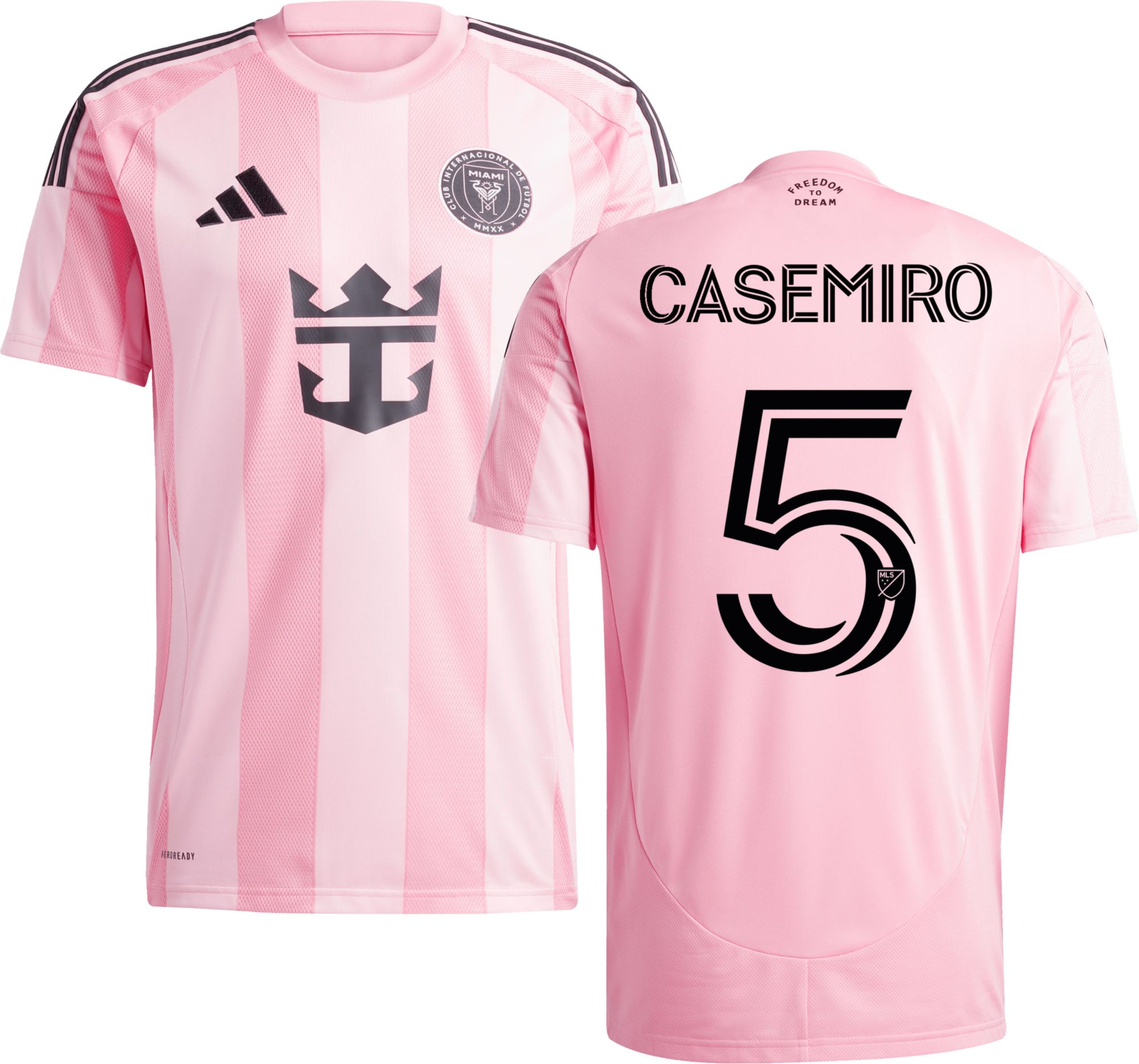 【正規品】美品 希少  ORCHARD ゲームシャツ サッカーシャツ adidas Adult Inter Miami CF Casemiro 2026 Primary Replica Jersey