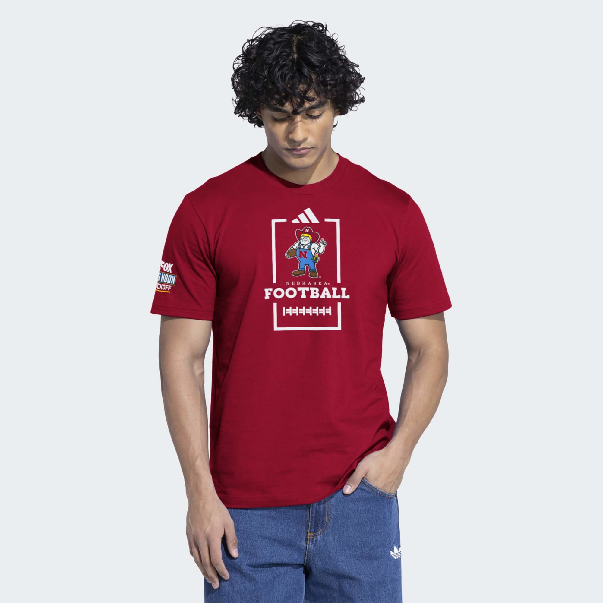 adidas Adult Nebraska Cornhuskers Fox Big Noon Kickoff Football