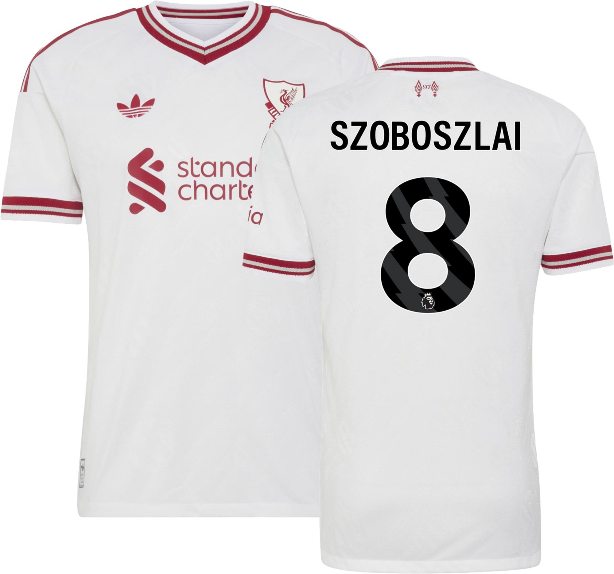 adidas Adult Liverpool Dominik Szoboszlai 2025 Away Authentic