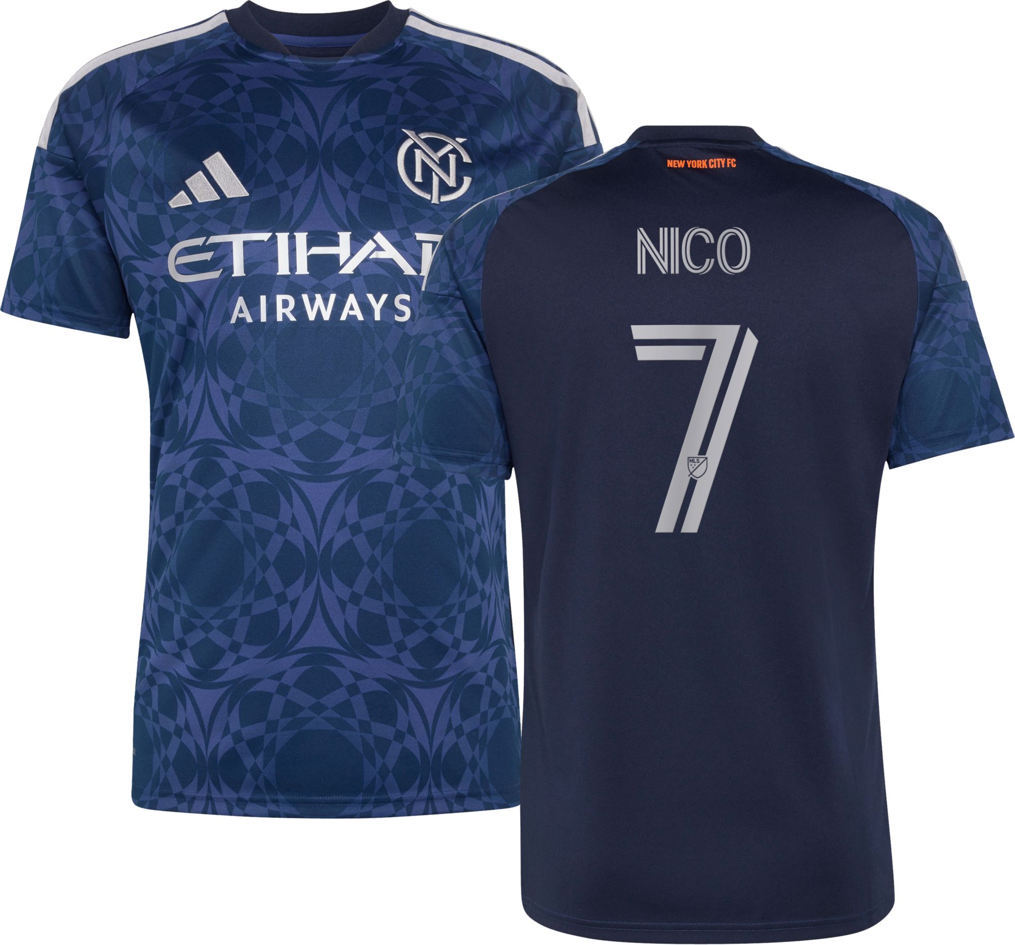 adidas Adult New York City FC Nicolás Fernández 2026 Secondary