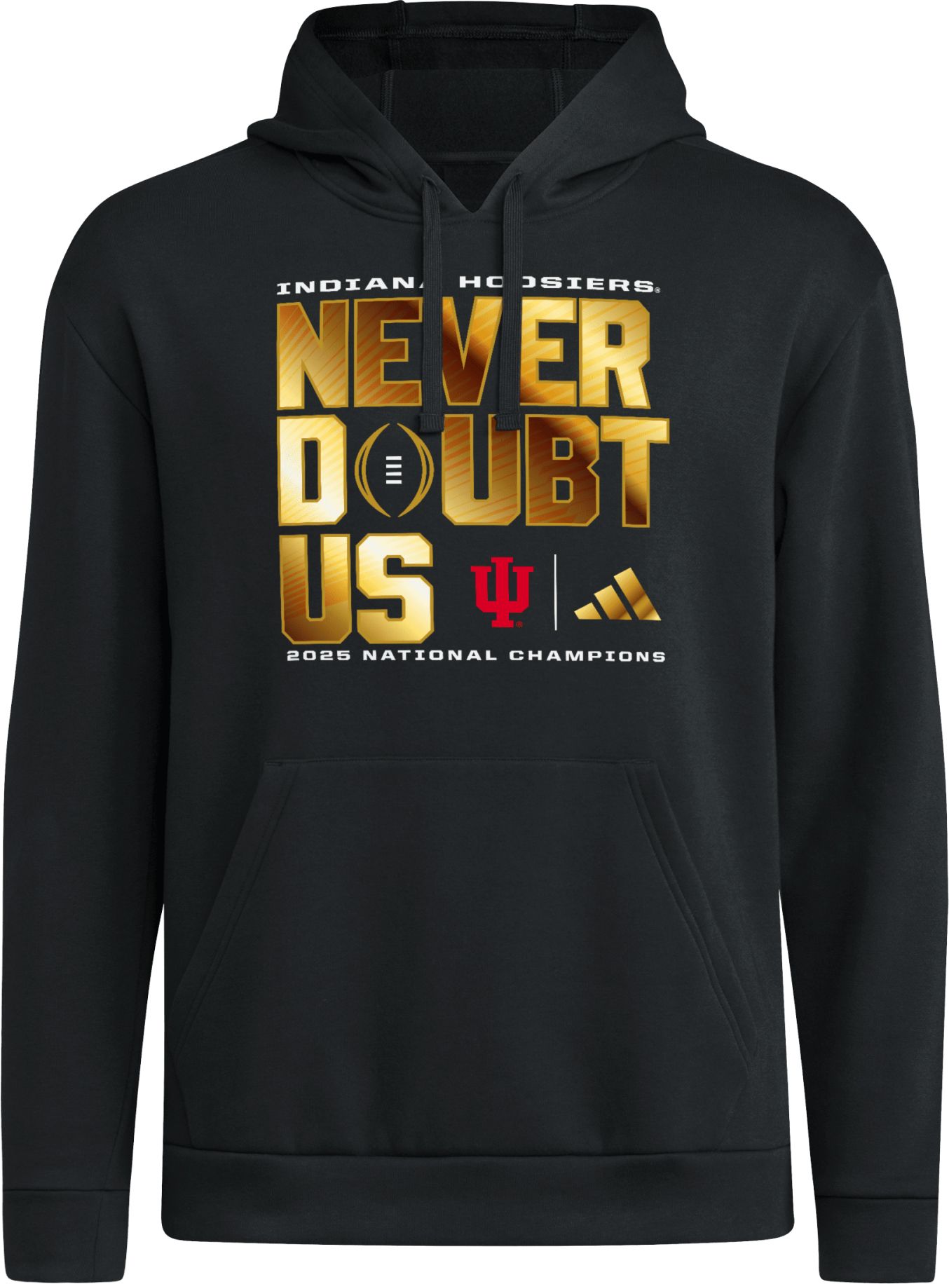 adidas Adult Indiana Hoosiers 2025-26 CFP National Champions Hoodie product image