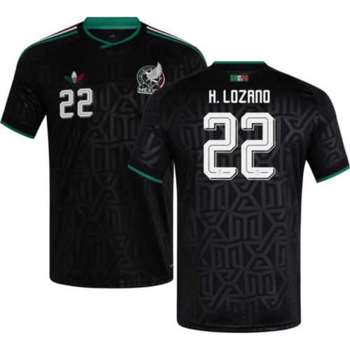 adidas Adult Hirving Lozano #22 Mexico 2026 White Away Replica