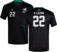 CHIBA POLANCO ユニフォーム ブラック 22 adidas Adult Mexico Hirving Lozano #22 2026 Third Replica Jersey