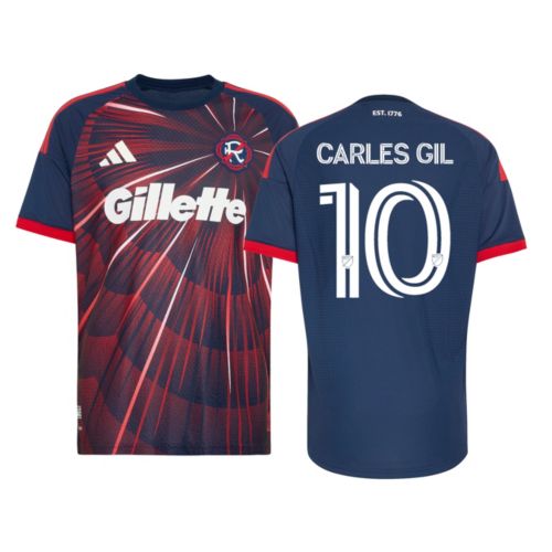 adidas Youth New England Revolution Carles Gil #10 2026 Primary
