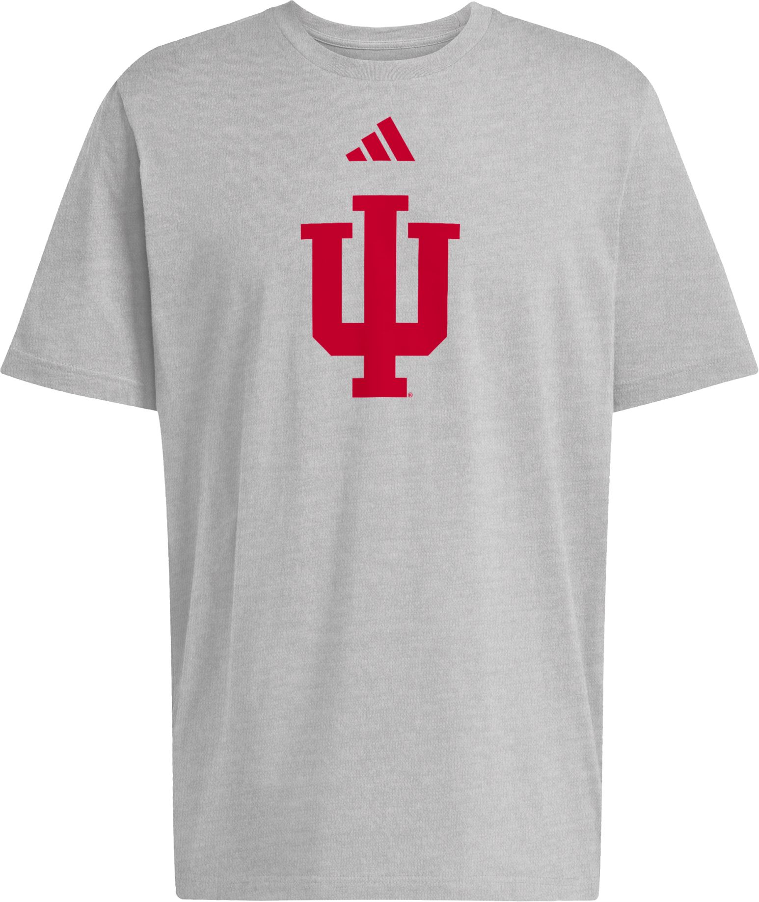 adidas Adult Indiana Hoosiers Logo Grey T-Shirt product image
