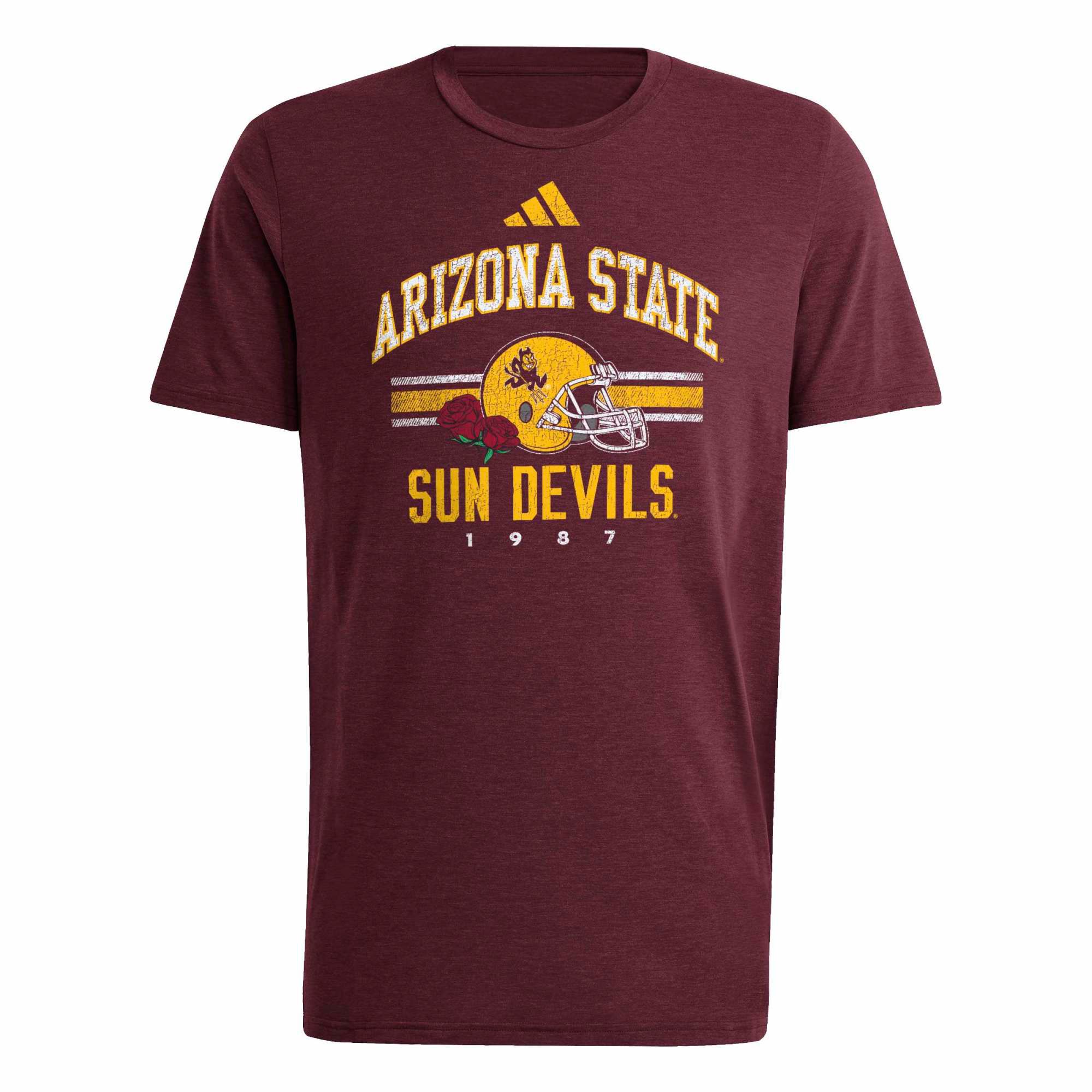 adidas Adult Arizona State Sun Devils '87 Rose Bowl T-Shirt